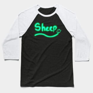 Glow Sheep Baseball T-Shirt